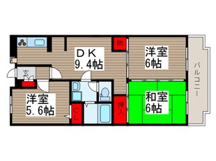 サンフレアの物件間取画像